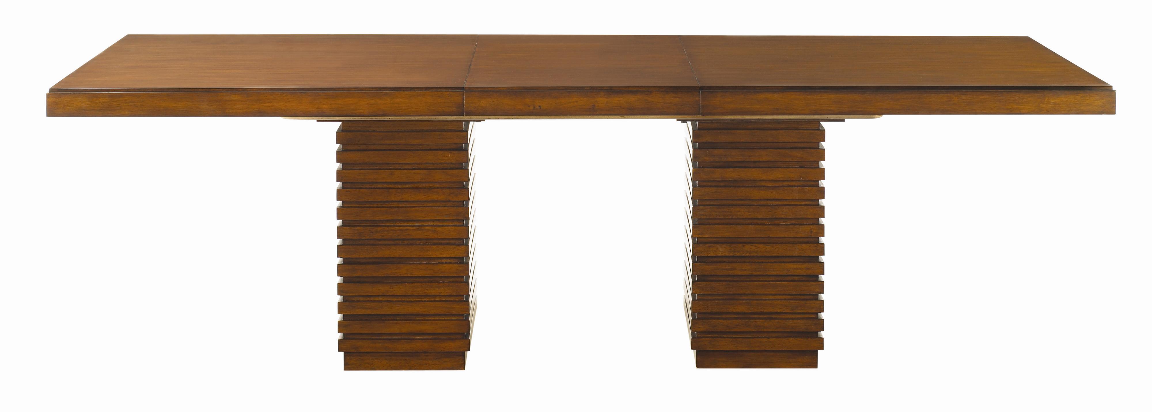 Tommy Bahama Home Ocean Club 207195632 Double Pedestal Peninsula Dining